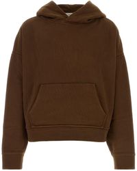 Entire studios - Chocolate Cotton Oversize Sweatshirt - Lyst