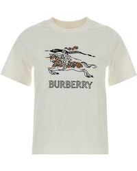 Burberry - Ekd Cotton T-Shirt - Lyst