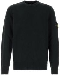 Stone Island - Wool Blend Sweater - Lyst