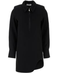 The Attico - Gabardine Mini Dress - Lyst