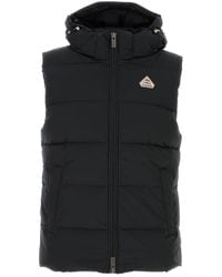 Pyrenex - Black Polyester Spoutnic Sleeveless Down Jacket - Lyst