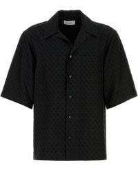 McQueen - Skull Jacquard Shirt For - Lyst