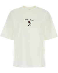 Burberry - Check Print Cotton T-Shirt For - Lyst