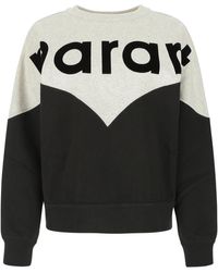 Isabel Marant - Two-tone Cotton Blend Houston Sweatshirt - Lyst