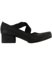 Uma Wang - Black Leather Pumps - Lyst
