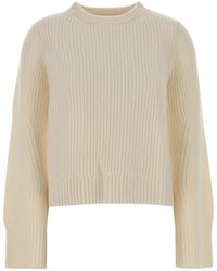 Loulou de Saison - Maglione Alfie in cashmere avorio - Lyst