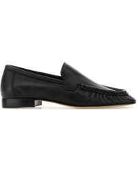 ARMARIUM - Black Nappa Leather Milan Loafers - Lyst