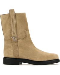 Tod's - Suede Ankle Boot - Lyst
