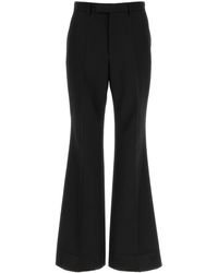 Valentino Garavani - Black Polyester Blend Pant - Lyst