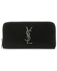 Saint Laurent - Leather Wallet - Lyst