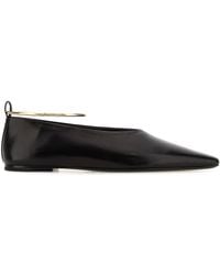Jil Sander - Leather Ballerinas - Lyst