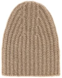 The Row - Cappuccino Cashmere Beanie Hat - Lyst