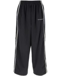 Balenciaga - Two-tone Polyester Pant - Lyst