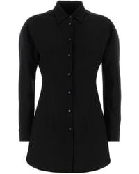 Jil Sander - Black Wool Blend Shirt - Lyst