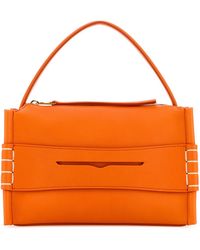 JW Anderson - Orange Leather Small Loafer Handbag - Lyst