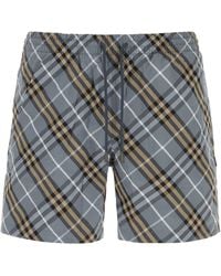 Burberry - Printed Nylon Swimming Shorts - Lyst
