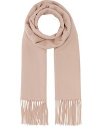 Prada - Sciarpa in misto seta rosa cipria - Lyst