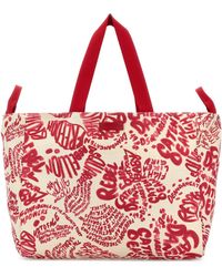 DSquared² - Dsquared Printed Canvas Shopping Bag - Lyst