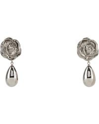 Magda Butrym - Silver Metal Earrings - Lyst