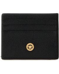 Versace - Leather Medusa Biggie Card Holder - Lyst