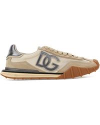 Dolce & Gabbana - Fabric And Suede Athletic Sneakers - Lyst