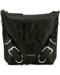 Givenchy - Two-Tone Leather Voyou Crossbody Bag - Lyst