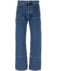 Palm Angels - Monogram Denim Jeans - Lyst