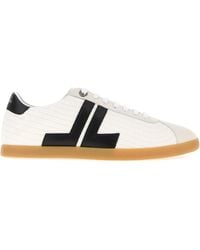 Lanvin - White Canvas Glen 2.0 Sneakers - Lyst