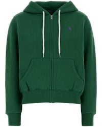 Polo Ralph Lauren - Green Cotton Blend Sweatshirt - Lyst