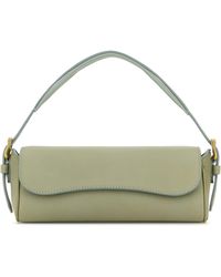 J&m Davidson - Sage Green Bonny Baguette Handbag - Lyst