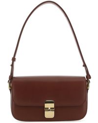 A.P.C. - Leather Grace Shoulder Bag - Lyst
