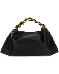 Burberry - Black Leather Medium Swan Handbag - Lyst