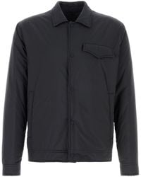 Herno - Midnight Blue Polyester Jacket - Lyst