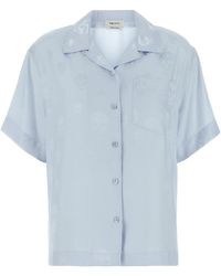 McQueen - Pastel Light Satin Shirt - Lyst