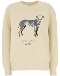 Autry - Felpa Main Wom in cotone crema - Lyst