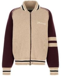 Golden Goose - Beige Wool Blend Cardigan - Lyst