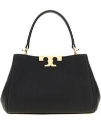 Tory Burch - Black Leather Mini Eleanor Handbag - Lyst