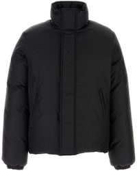 McQueen - Black Nylon Down Jacket - Lyst