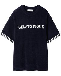 gelato pique - Smoothie Lite Tennis Logo Lounge Tops - Lyst