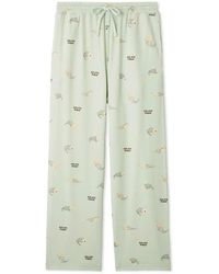 gelato pique - Sleeping Cat Rayon All-Over Print Pants - Lyst