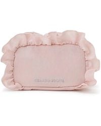 gelato pique - Heart Embroidered Frill Square Pouch - Lyst