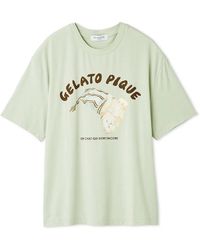 gelato pique - Sleeping Cat Rayon One Point T-Shirt - Lyst