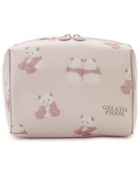 gelato pique - Panda Motif Print Square Pouch - Lyst