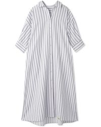 gelato pique - Striped Lounge Dress - Lyst