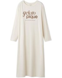 gelato pique - Rayon Simple Logo Dress - Lyst