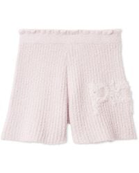 gelato pique - Frill Logo Rib Feather Short Pants - Lyst