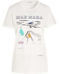 Max Mara White Pure Cotton Jersey T-shirt