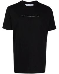 Off-White c/o Virgil Abloh Arrows Cotton T-shirt - Black