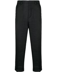 Jacquemus Cuffed Trousers - Black