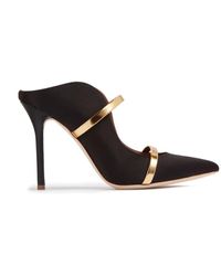 Malone Souliers Black Maureen 100 Pointed Toe Court Shoes